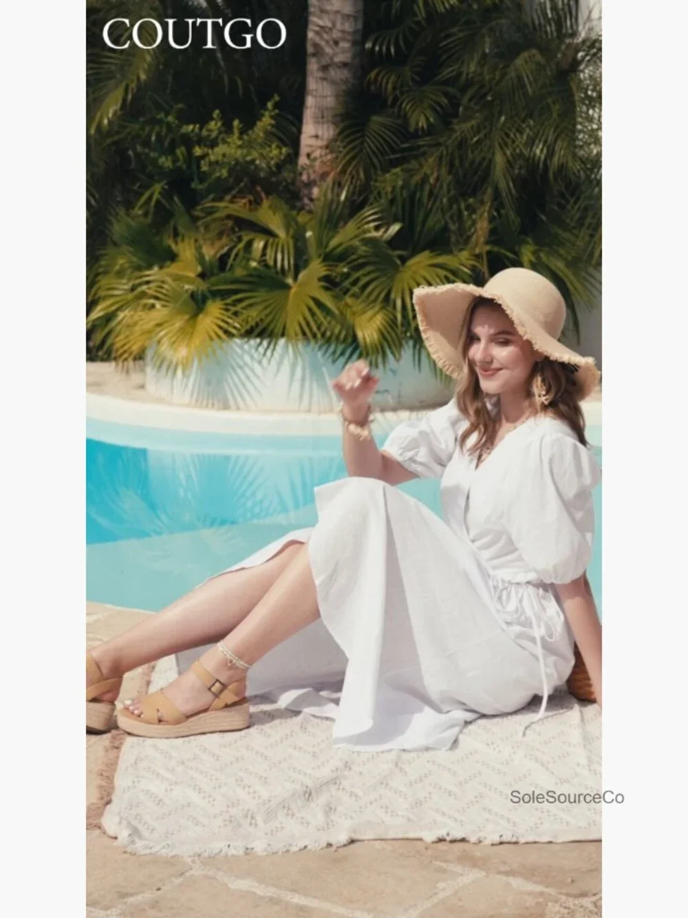 Wedge Platform Sandals Espadrille Heels Open Toe Ankle Strap Summer